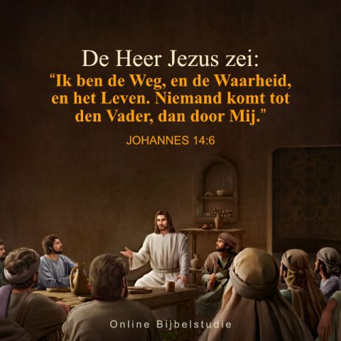 Bijbeltekst plaatjes: Christus is de weg, de waarheid en het leven