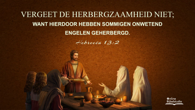Dagelijks evangelie – Vergeet de herbergzaamheid niet