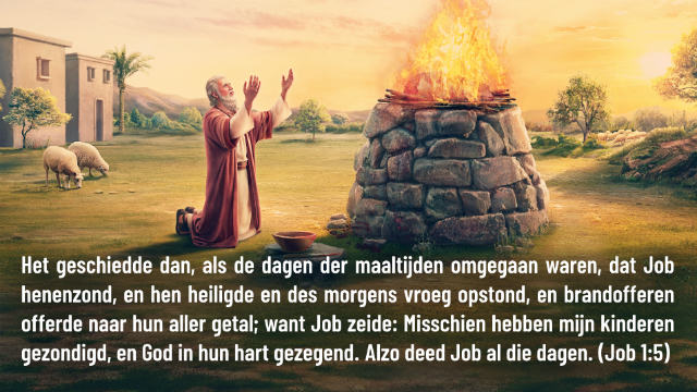 Bijbeltekst van de dag – Job 1:5