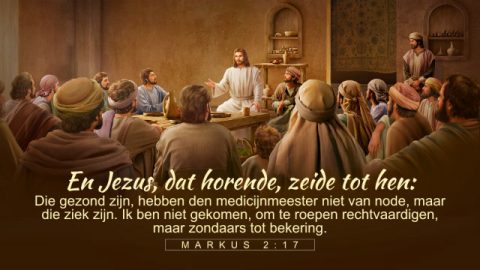 Dagelijks evangelie – God redde zondaars