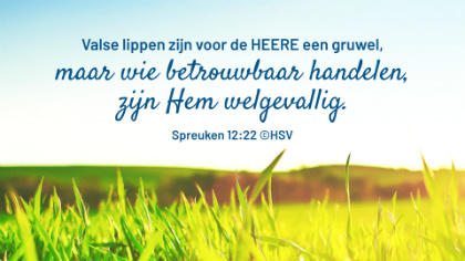 Spreuken 12:22 – Spreuken uit de Bijbel