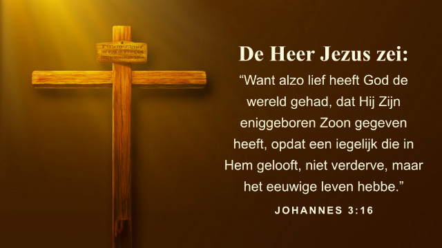 Johannes 3 Vers 16 Uitleg