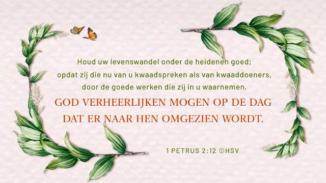 Bijbeltekst van de dag – Gebruik ons ​​praktische leven om God te verheerlijken