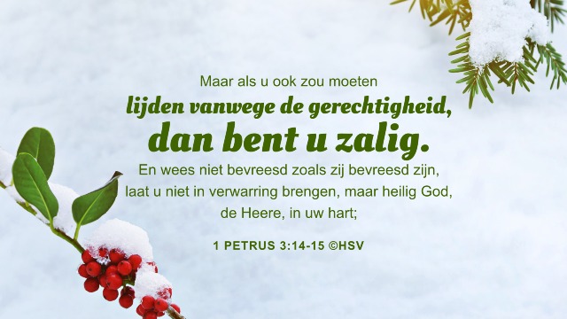 Bijbeltekst van de dag – Degenen die worden vervolgd omwille van gerechtigheid zijn gezegend