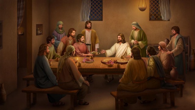 Jezus eet brood en legt de Schrift uit na Zijn opstanding