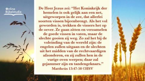 Gods werk om iedereen volgens zijn eigen soort te plaatsen gedurende de laatste dagen