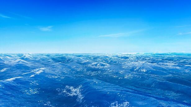 Op de tweede dag, regelt Gods gezag de wateren en maakt het gewelf en een ruimte voor de meest elementaire menselijke overleving verschijnt