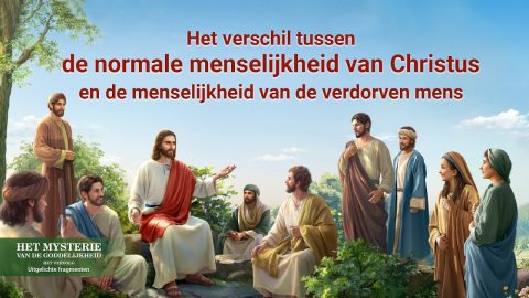 Het verschil tussen de normale menselijkheid van Christus en die van ons verdorven mensheid